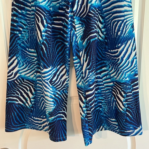 Wide Leg Summer Pants with Roll Waist by Coasta - Picture 4 of 13